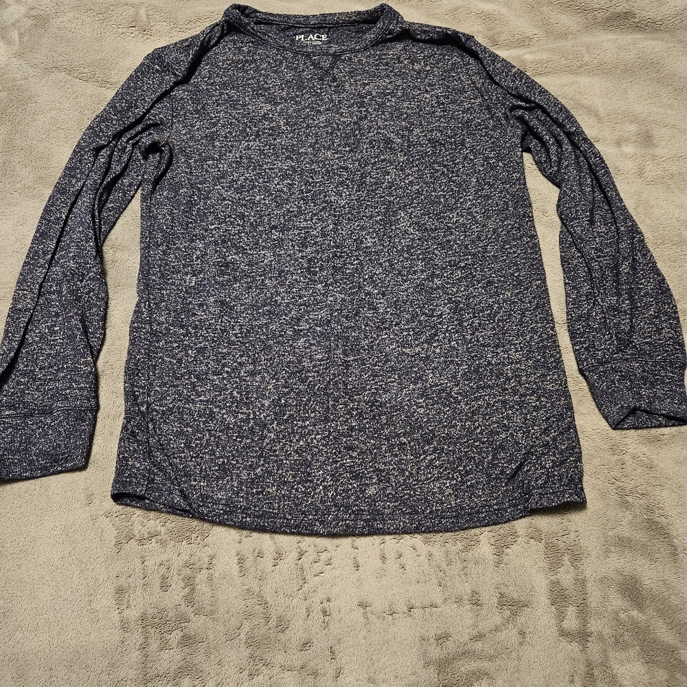 Children's Place blue long sleeve shirt. Children's large (10-14)